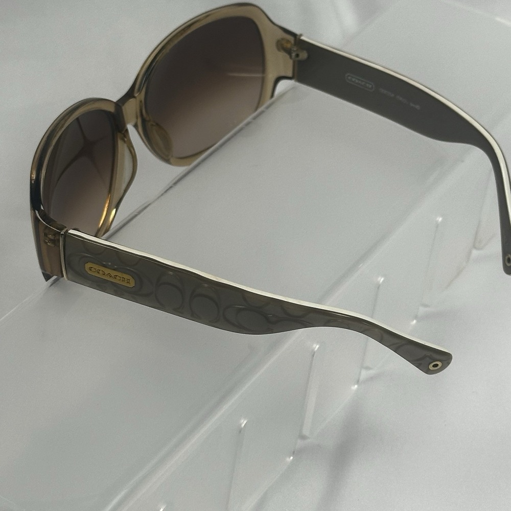 Coach Odessa S822 Sand Brown Beige Sunglasses Frames 58-15 125 Women 17299 - Picture 6 of 16